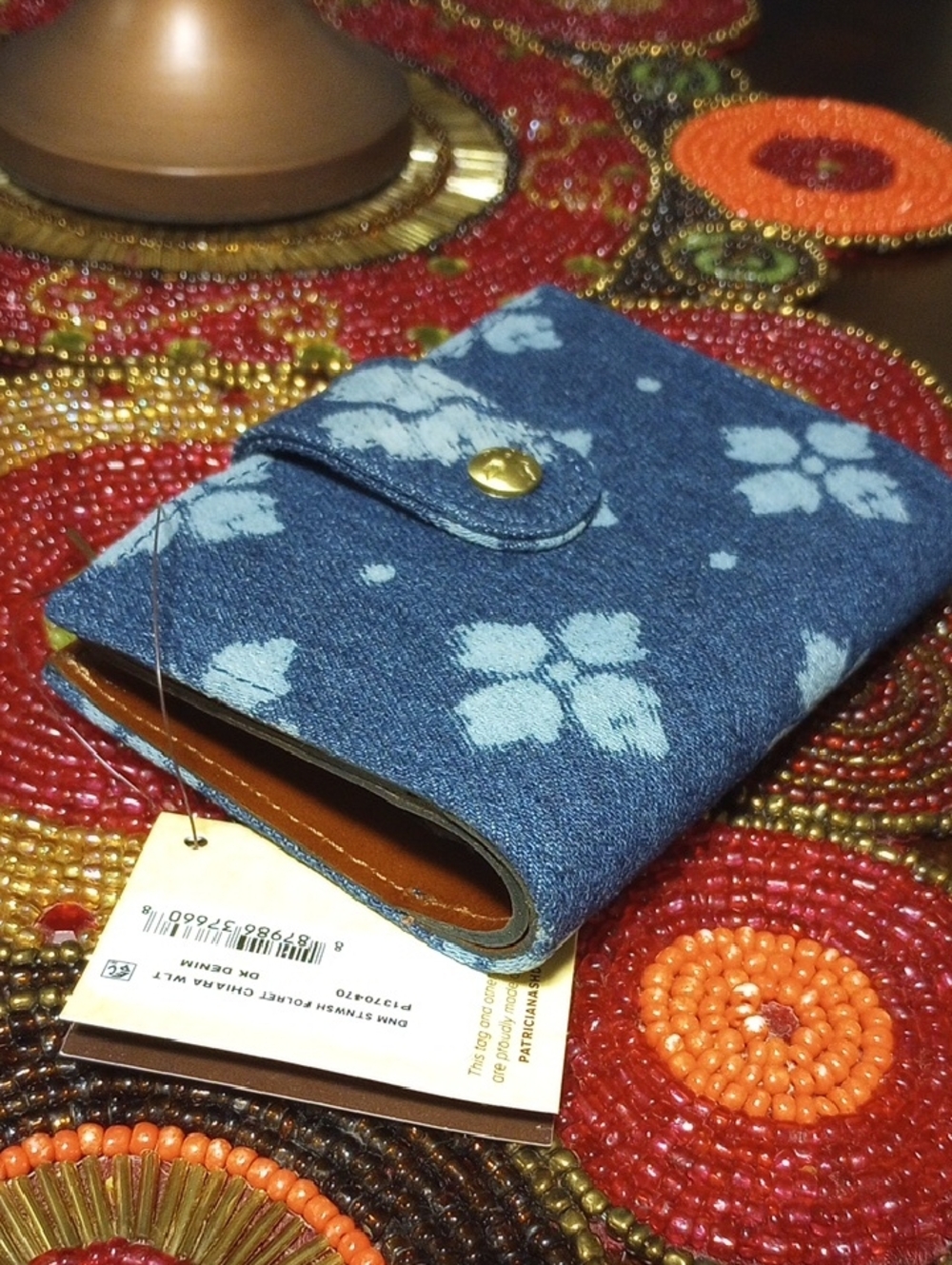 Patricia Nash Denim RFID Wallet - Picture 9 of 16